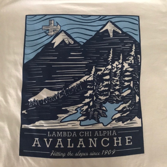 comfort colors Tops - Lambda Chi Alpha Wake forest long sleeve tshirt